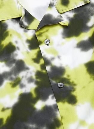  - MC Q - 'Genesis II' tie-dyed camp collar casual shirt