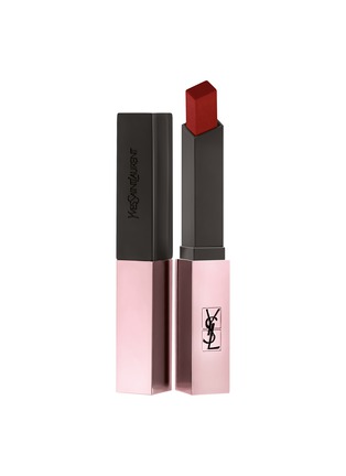 Main View - Click To Enlarge - YSL BEAUTÉ - Rouge Pur Couture The Slim Glow Matte Lipstick – 202 Insurgent Red