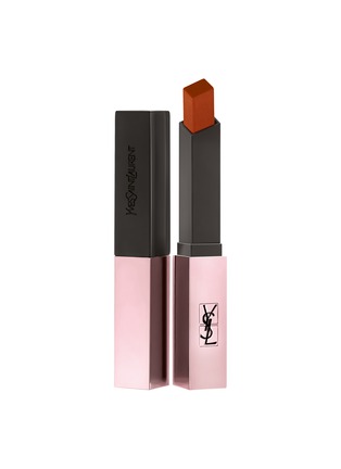 Main View - Click To Enlarge - YSL BEAUTÉ - Rouge Pur Couture The Slim Glow Matte Lipstick – 214 Illicit Orange
