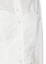  - A.W.A.K.E. MODE - Corset panel poplin shirt