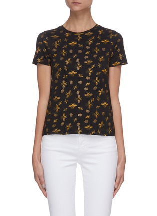 Main View - Click To Enlarge - ALICE & OLIVIA - 'RYLYN' Sequin Crewneck T-shirt