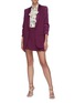 Figure View - Click To Enlarge - ALICE & OLIVIA - 'RONNIE' Scrunch Sleeve Blazer