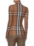 Back View - Click To Enlarge - BURBERRY - Vintage Check Turtleneck Top