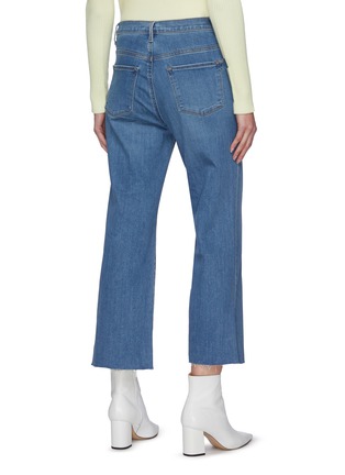 Back View - Click To Enlarge - J BRAND - 'Joan' wide leg crop denim jeans