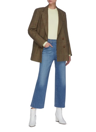 Figure View - Click To Enlarge - J BRAND - 'Joan' wide leg crop denim jeans