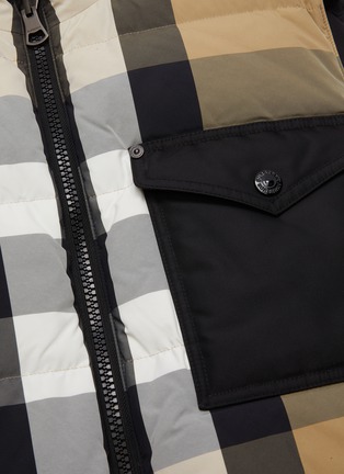  - BURBERRY - Reversible Check Re:Down® Puffer Gilet