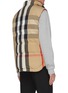 Back View - Click To Enlarge - BURBERRY - Reversible Check Re:Down® Puffer Gilet