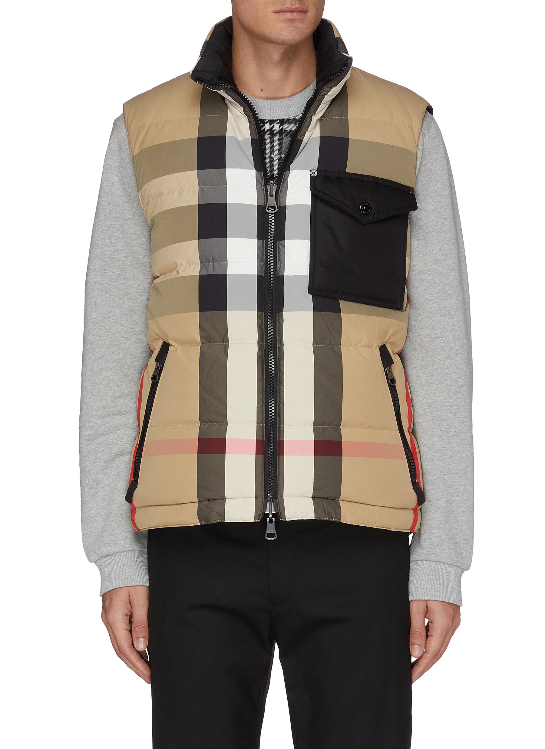 Burberry body warmer mens