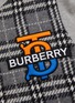  - BURBERRY - 'Regent' Logo Patch Check Cotton Sweater