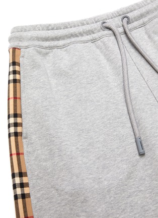  - BURBERRY - 'Checkford' Side Stripe Cotton Sweatpants