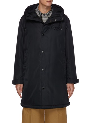 Main View - Click To Enlarge - BURBERRY - Logo Graphic Parka