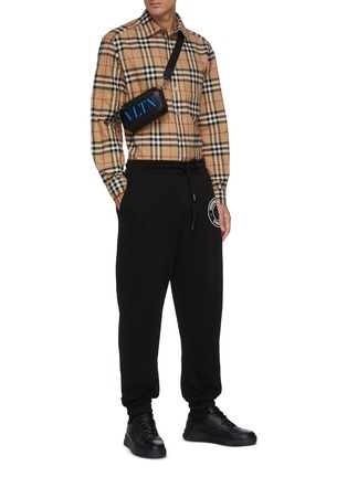 Figure View - Click To Enlarge - BURBERRY - Check Cotton Flannel Shirt