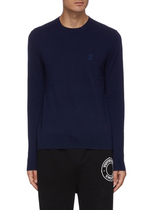 Main View - Click To Enlarge - BURBERRY - Monogram Motif Cashmere Sweater