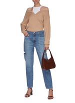 J Brand Side Cut Out Boyfriend Denim Jeans Women Lane Crawford