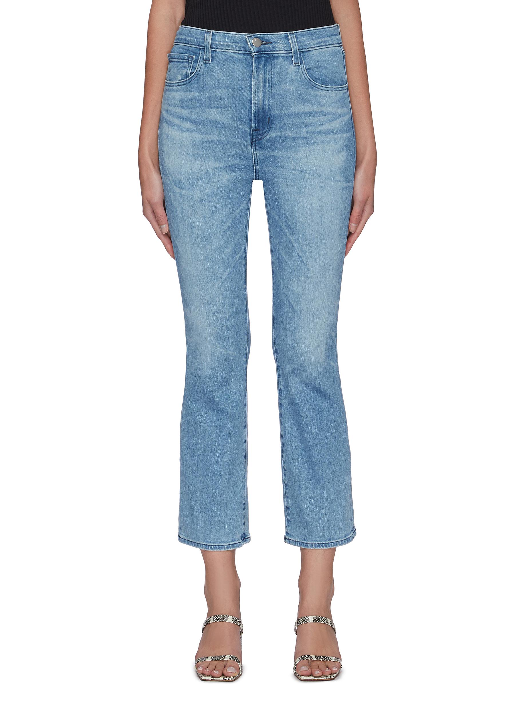 bootcut cropped jeans