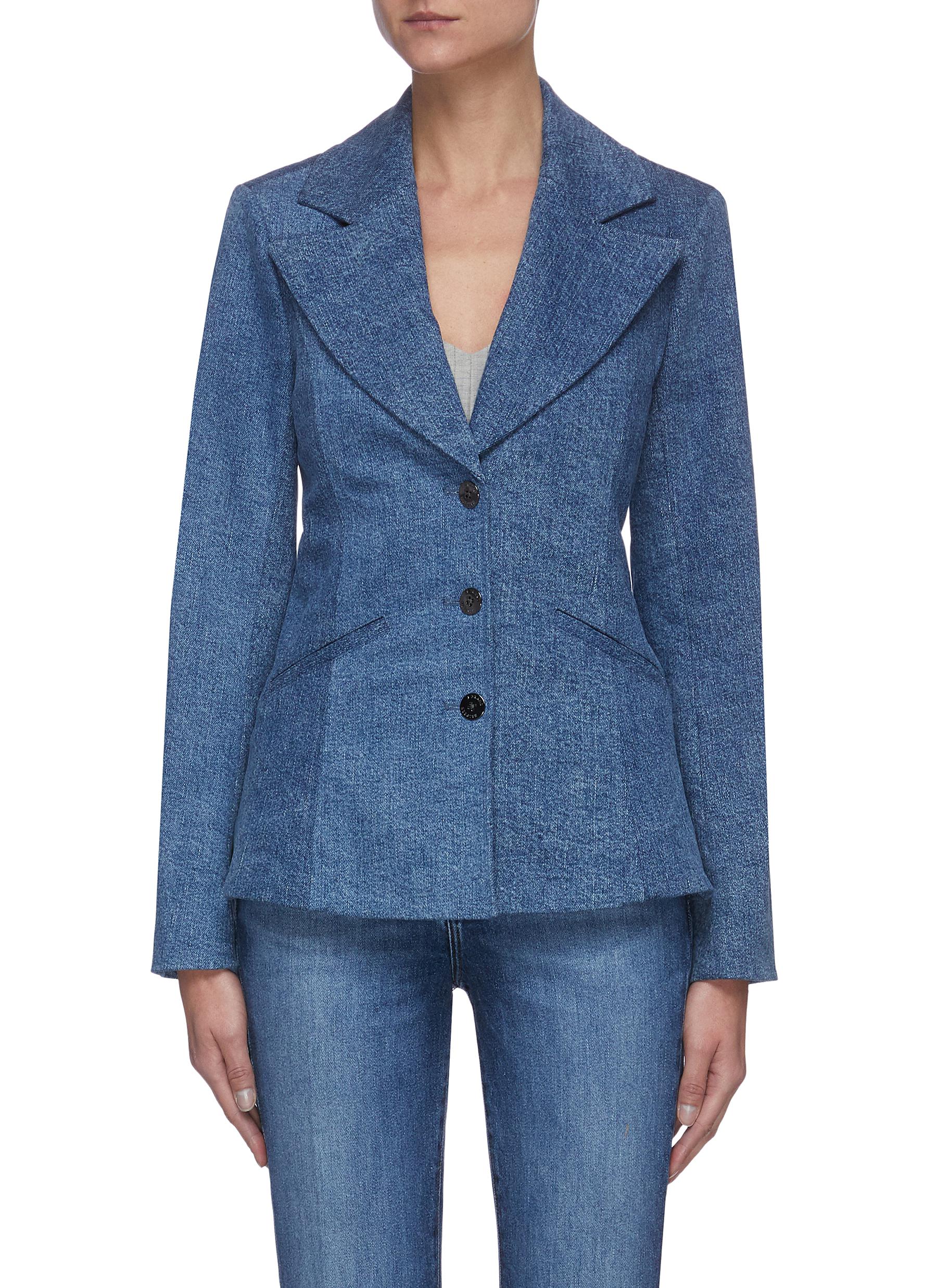 Denim blazer women Clearance