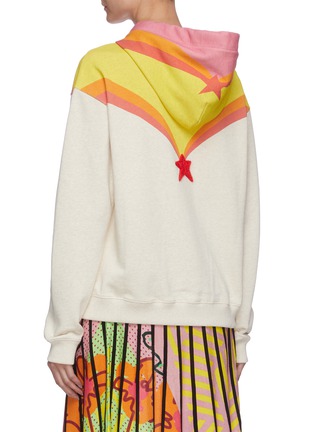 Back View - Click To Enlarge - MIRA MIKATI - Sheriff star embroidered hoodie
