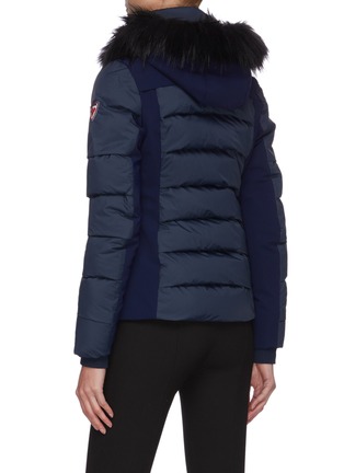 Back View - Click To Enlarge - ROSSIGNOL - 'Surfusion' fur collar covershield hybrid puffer ski jacket