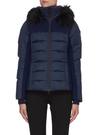 Main View - Click To Enlarge - ROSSIGNOL - 'Surfusion' fur collar covershield hybrid puffer ski jacket