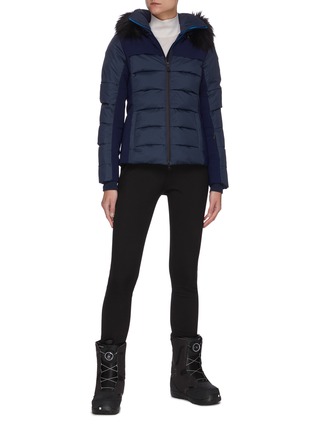 Figure View - Click To Enlarge - ROSSIGNOL - 'Surfusion' fur collar covershield hybrid puffer ski jacket