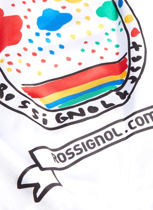  - ROSSIGNOL - 'Rainbow' Belted Stripe All-over Graphic Print Hood Ski Jacket
