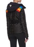 Back View - Click To Enlarge - ROSSIGNOL - 'Rainbow' Belted Stripe All-over Graphic Print Hood Ski Jacket