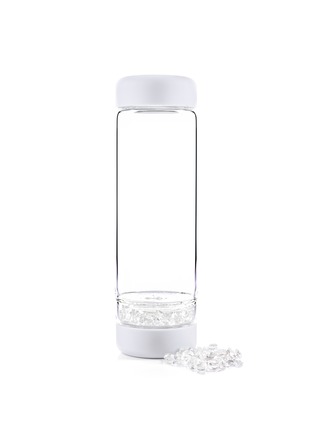 Main View - Click To Enlarge - VITAJUWEL - inu! Clear Quartz Bottle – Cloud White
