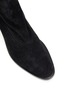 Detail View - Click To Enlarge - CLERGERIE - 'Xalbane' Sculpted Heel Thigh High Suede Boots