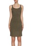 Main View - Click To Enlarge - STAUD - 'Danny' Metallic Knit Bodycon Dress