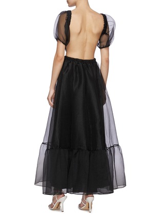 Back View - Click To Enlarge - STAUD - Penelope' crinkle organza maxi dress
