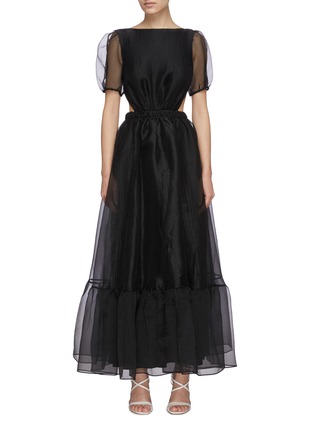 Main View - Click To Enlarge - STAUD - Penelope' crinkle organza maxi dress