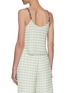 Back View - Click To Enlarge - STAUD - CAROLE' Chain Strap Gingham Top