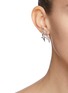 Figure View - Click To Enlarge - YVMIN - 'ElectronicGirl' zirconia star cluster earrings