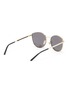 Figure View - Click To Enlarge - GUCCI - Metal frame cateye sunglasses