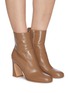 Figure View - Click To Enlarge - GIANVITO ROSSI - Flare heel patent leather boots