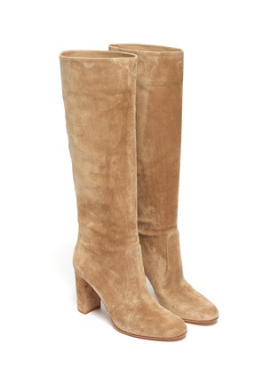 Detail View - Click To Enlarge - GIANVITO ROSSI - Tall suede boots