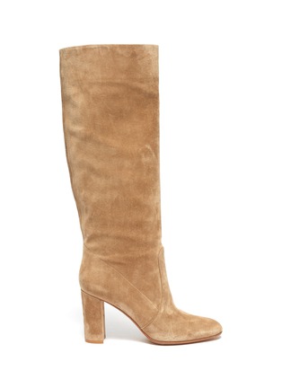 Main View - Click To Enlarge - GIANVITO ROSSI - Tall suede boots
