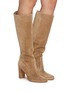 Figure View - Click To Enlarge - GIANVITO ROSSI - Tall suede boots