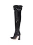  - GIANVITO ROSSI - Sculptural Block Heel Knee High Boots