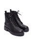 Detail View - Click To Enlarge - GIANVITO ROSSI - Leather combat boots