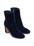 Detail View - Click To Enlarge - GIANVITO ROSSI - Flare heel suede boots