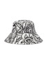 Main View - Click To Enlarge - LAURENCE & CHICO - 'Van Dusen' botanical embroidered large brim bucket hat