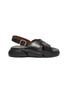 Main View - Click To Enlarge - ATP ATELIER - Barisci' Slingback Platform Leather Sandals