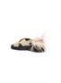  - ATP ATELIER - Barisci' Feather Accent Slingback Platform Leather Sandals