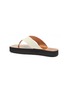  - ATP ATELIER - Melitto' Square Toe Platform Leather Thong Sandals