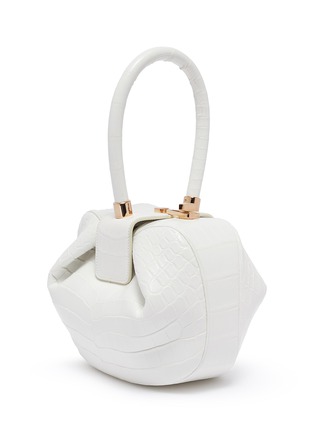 Figure View - Click To Enlarge - GABRIELA HEARST - 'Nina' crocodile leather dumpling bag