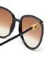 Detail View - Click To Enlarge - FENDI - 'ENTRY BAGUETTE' Acetate Frame Sunglasses
