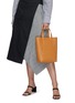 Figure View - Click To Enlarge - OLGA GODOY - NORTH SOUTH' Small Leather Tote