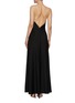 Back View - Click To Enlarge - RACIL - 'CHERINE' Crystal Embellished Spaghetti Strap Maxi Dress