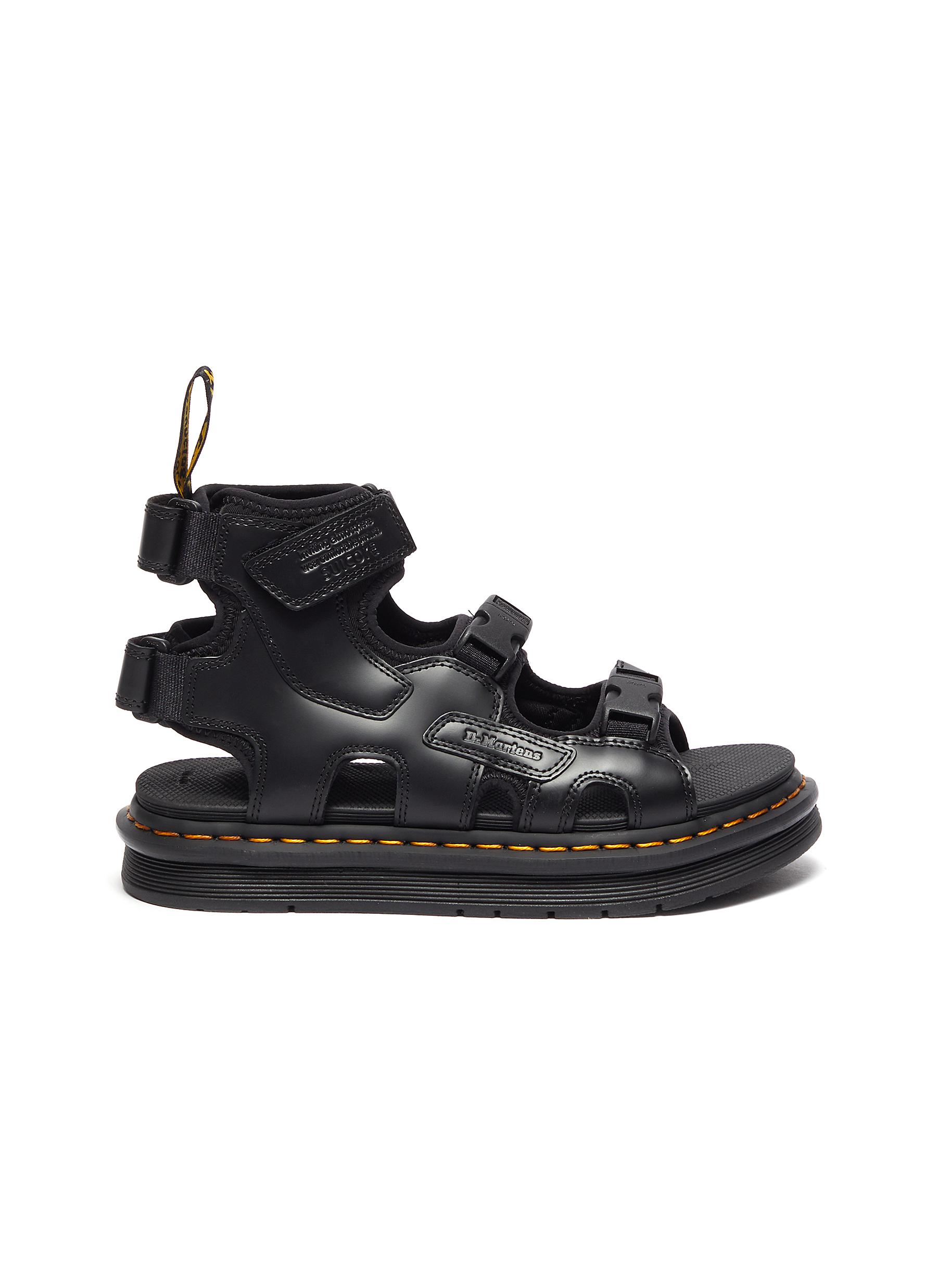 x Dr Martens 'Boak' Triple Strap Leather Sandals
